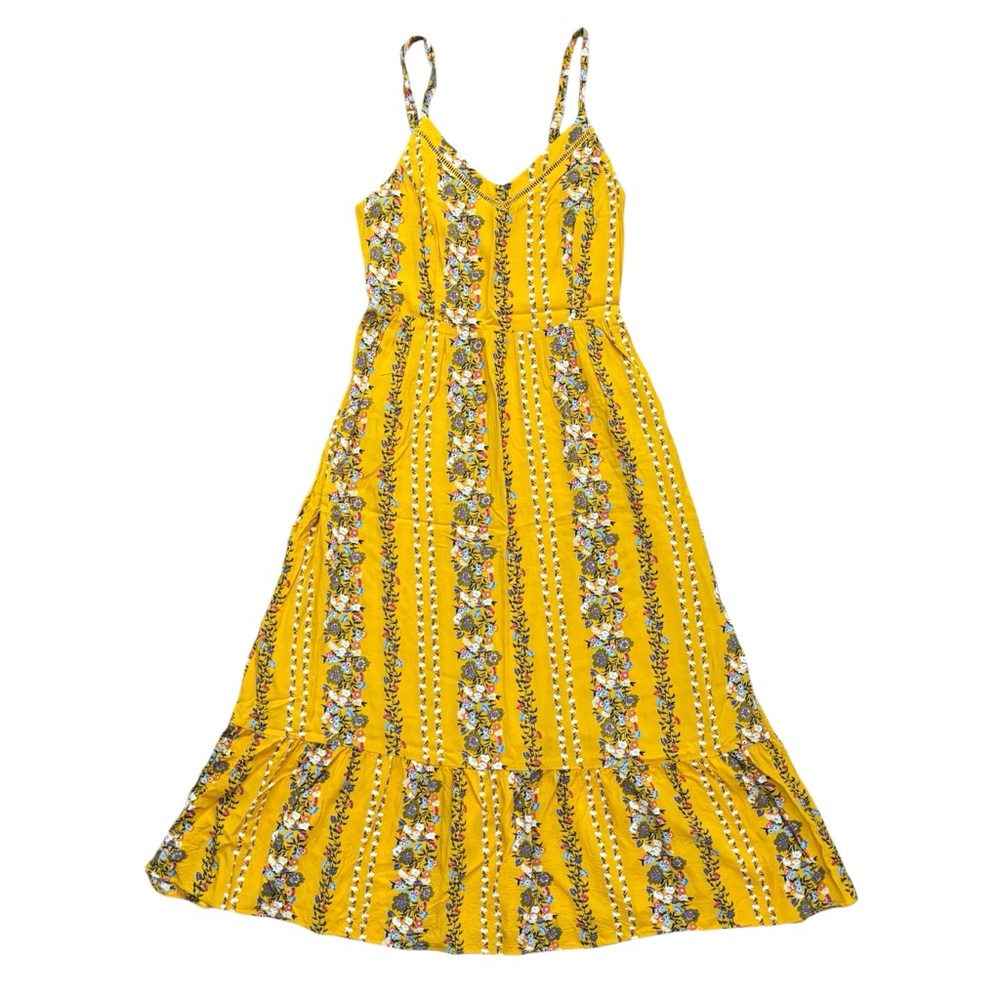 Floral Summer Midi Dress, Size S